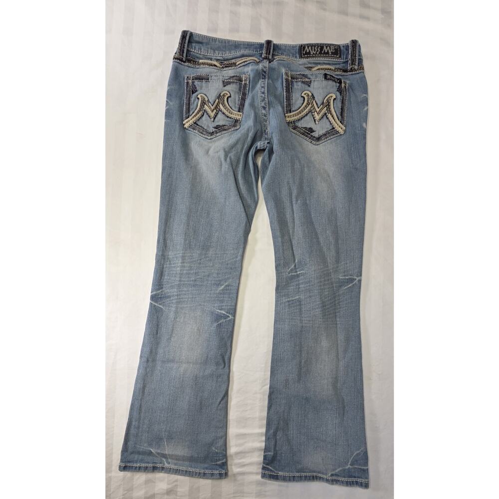 Miss Me Jeans Women's Measures 30x28 Bootcut M Series Thick Embroidered - Picture 4 of 13